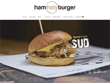 Tablet Screenshot of hamholyburger.com